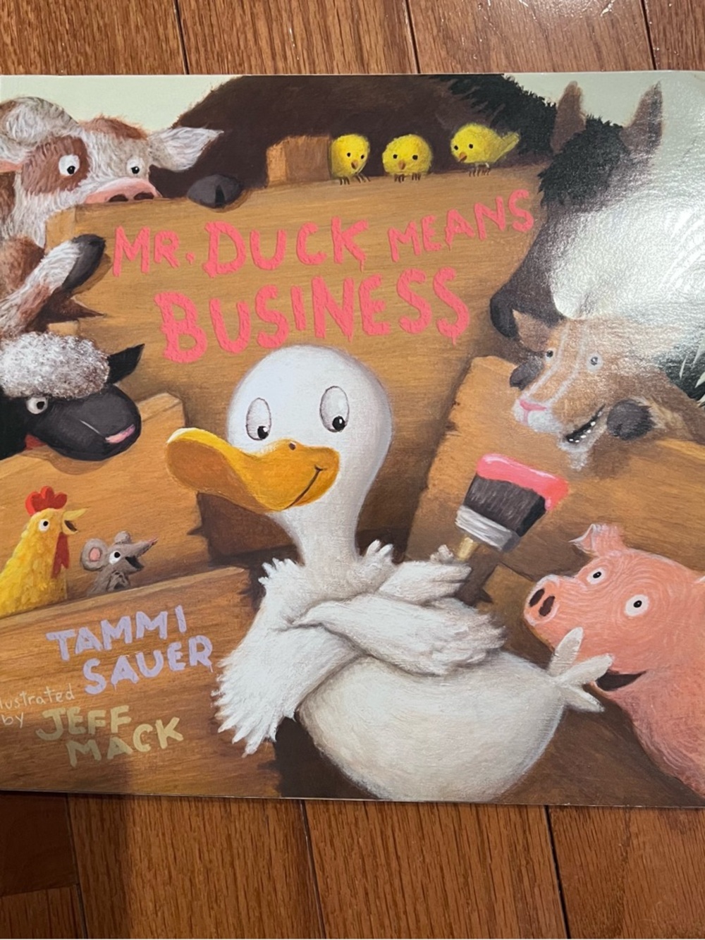Scholastic Mr. Duck Means Business by Tammi Sauer kids book